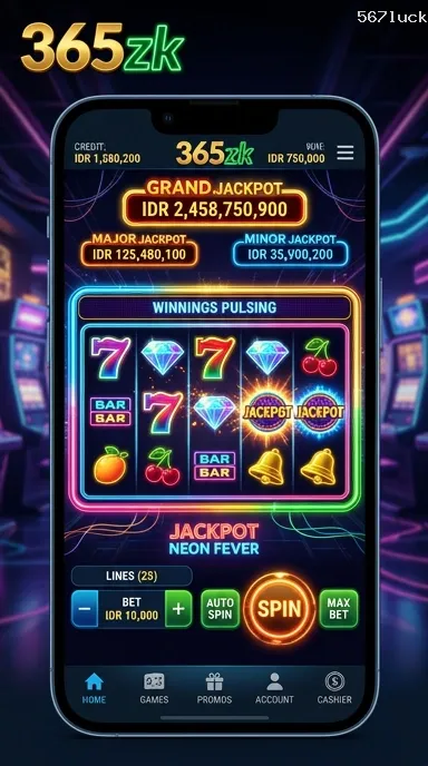 Pratinjau antarmuka 567luck — aplikasi APK resmi Android v2.5.6